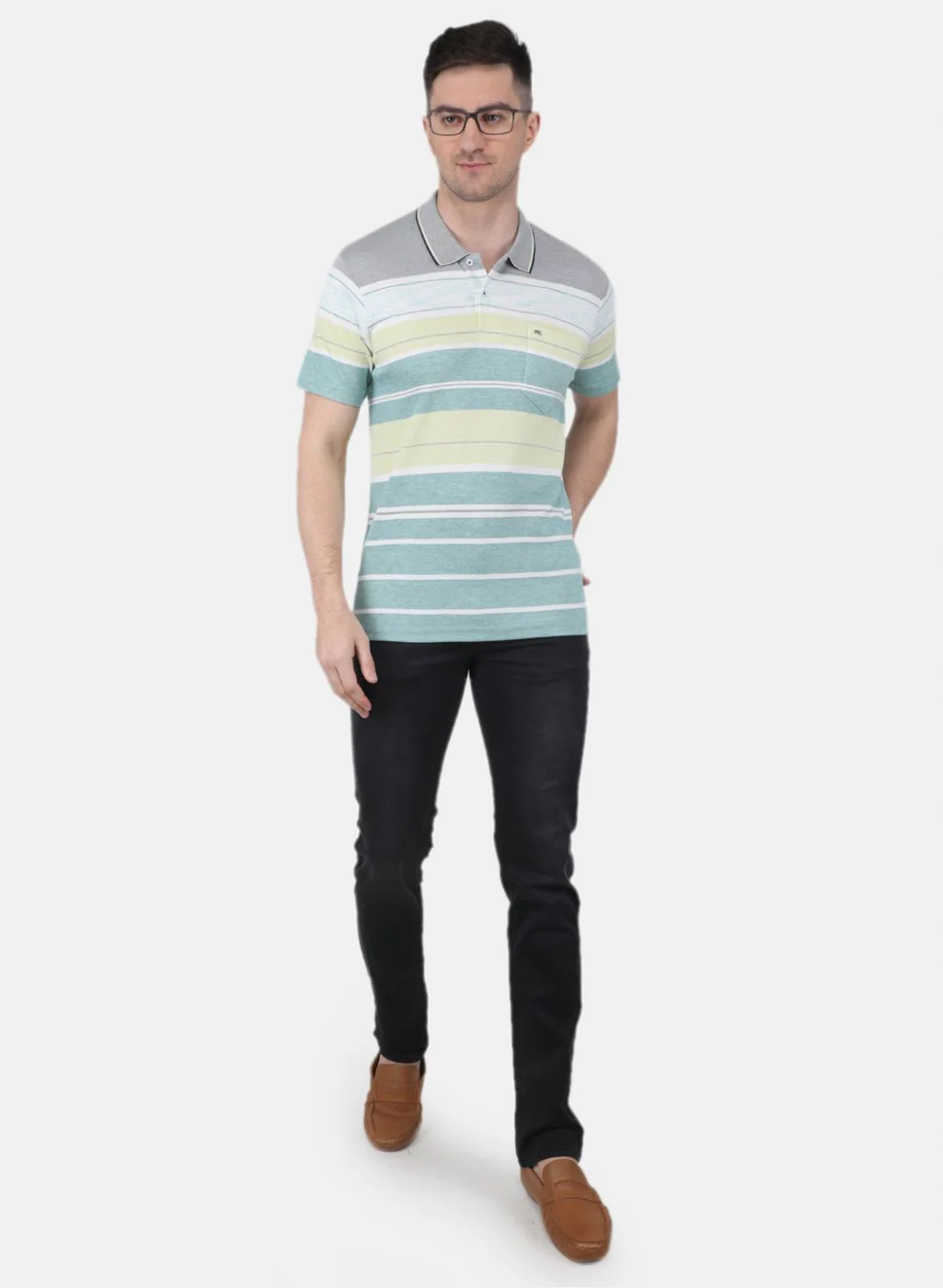 Men Green Printed T-Shirt - Image 4
