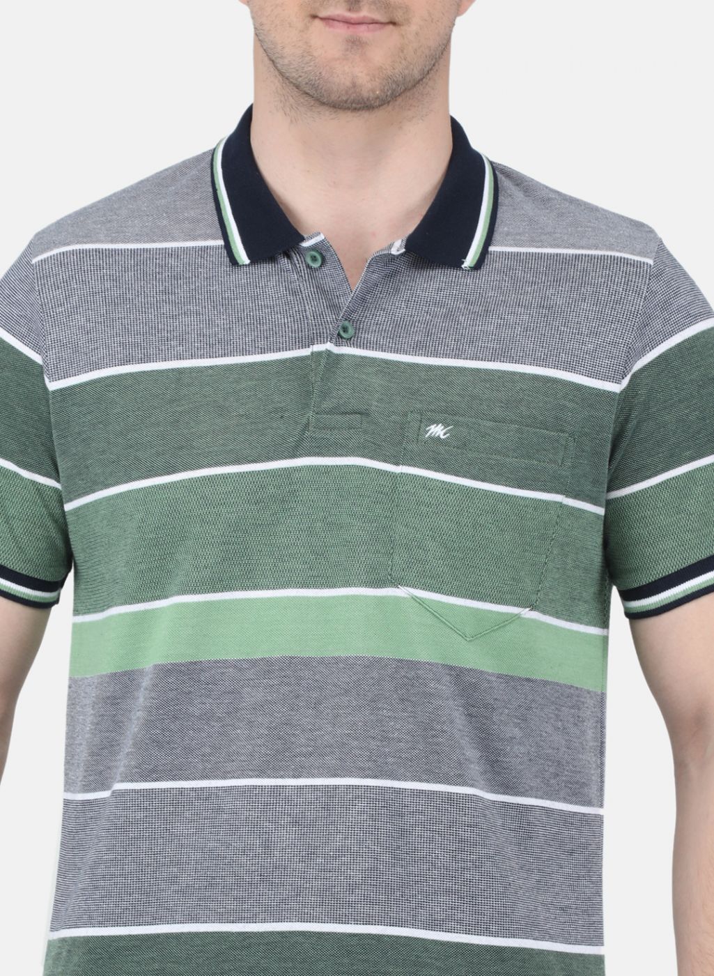 Men Green Printed T-Shirt - Image 5
