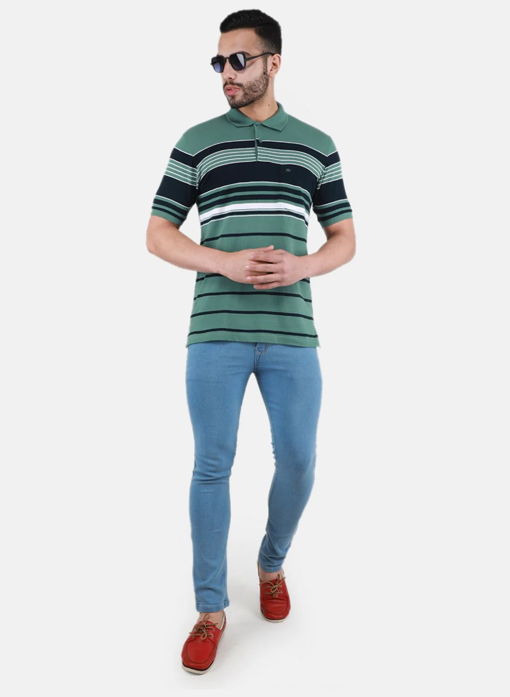 Men Green Printed T-Shirt - Image 4