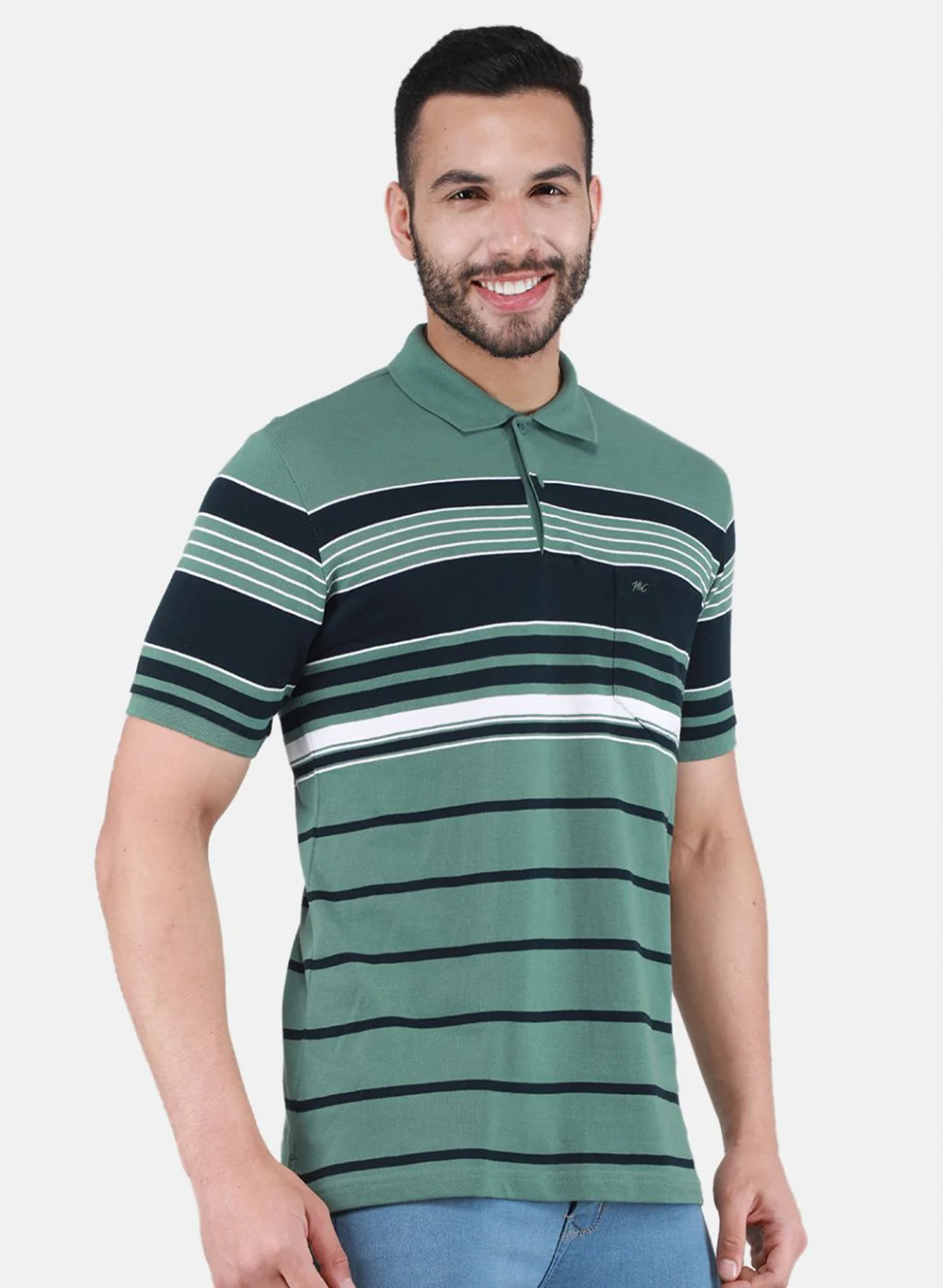 Men Green Printed T-Shirt - Image 6