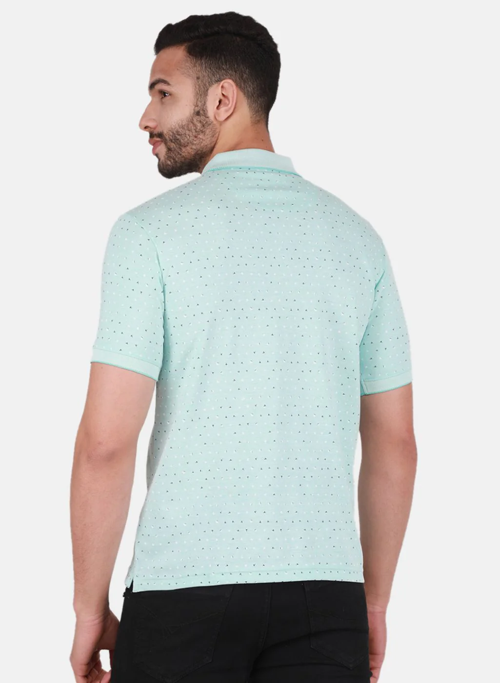Men Green Printed T-Shirt - Image 3