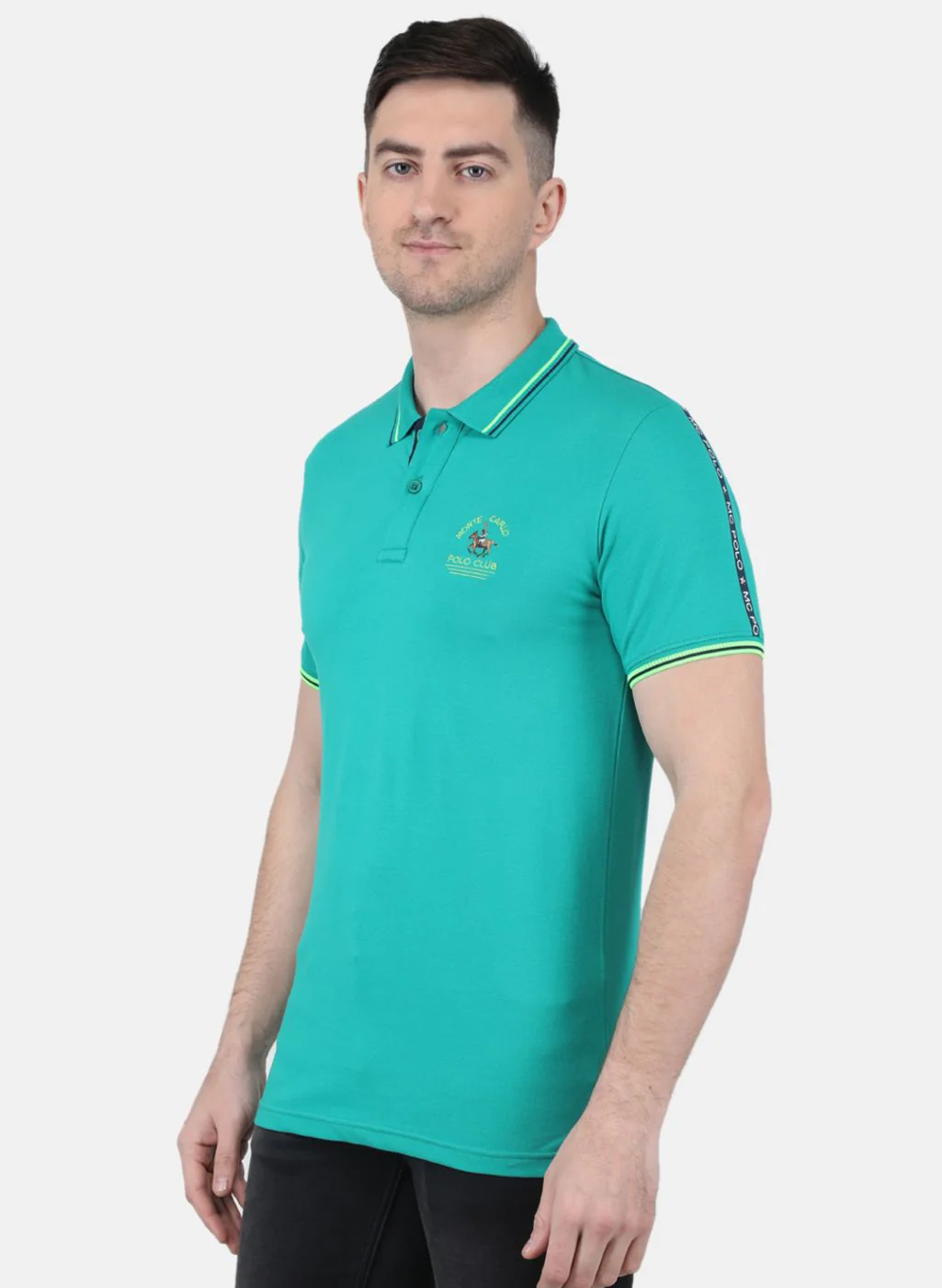 Men Green Printed T-Shirt - Image 2