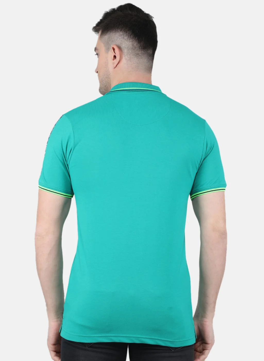 Men Green Printed T-Shirt - Image 3