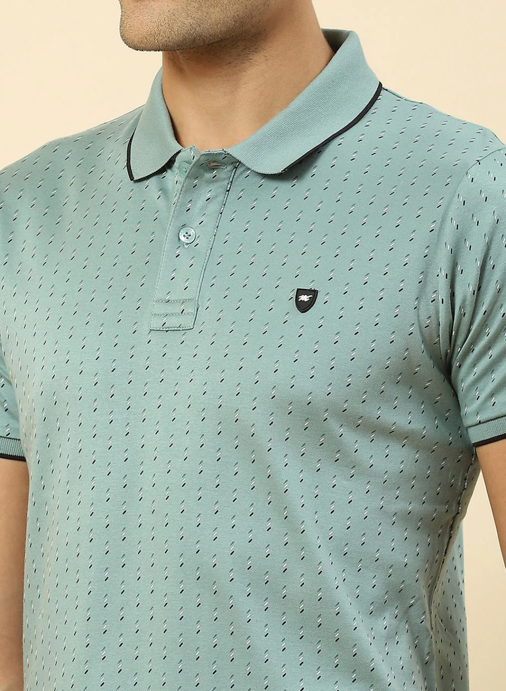 Men Green Printed T-Shirt - Image 6