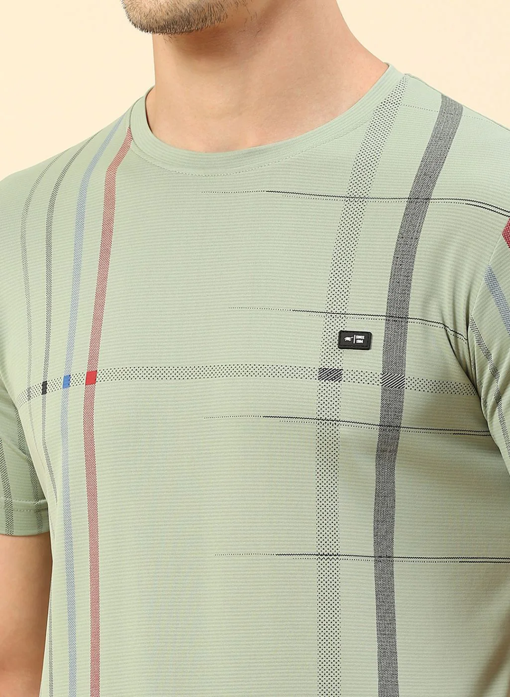 Men Green Printed T-Shirt - Image 6