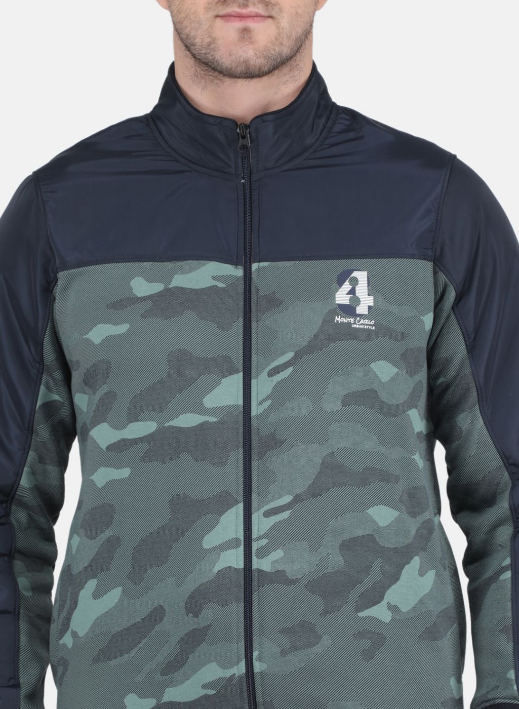 Men Green Solid Tracksuit - Image 5