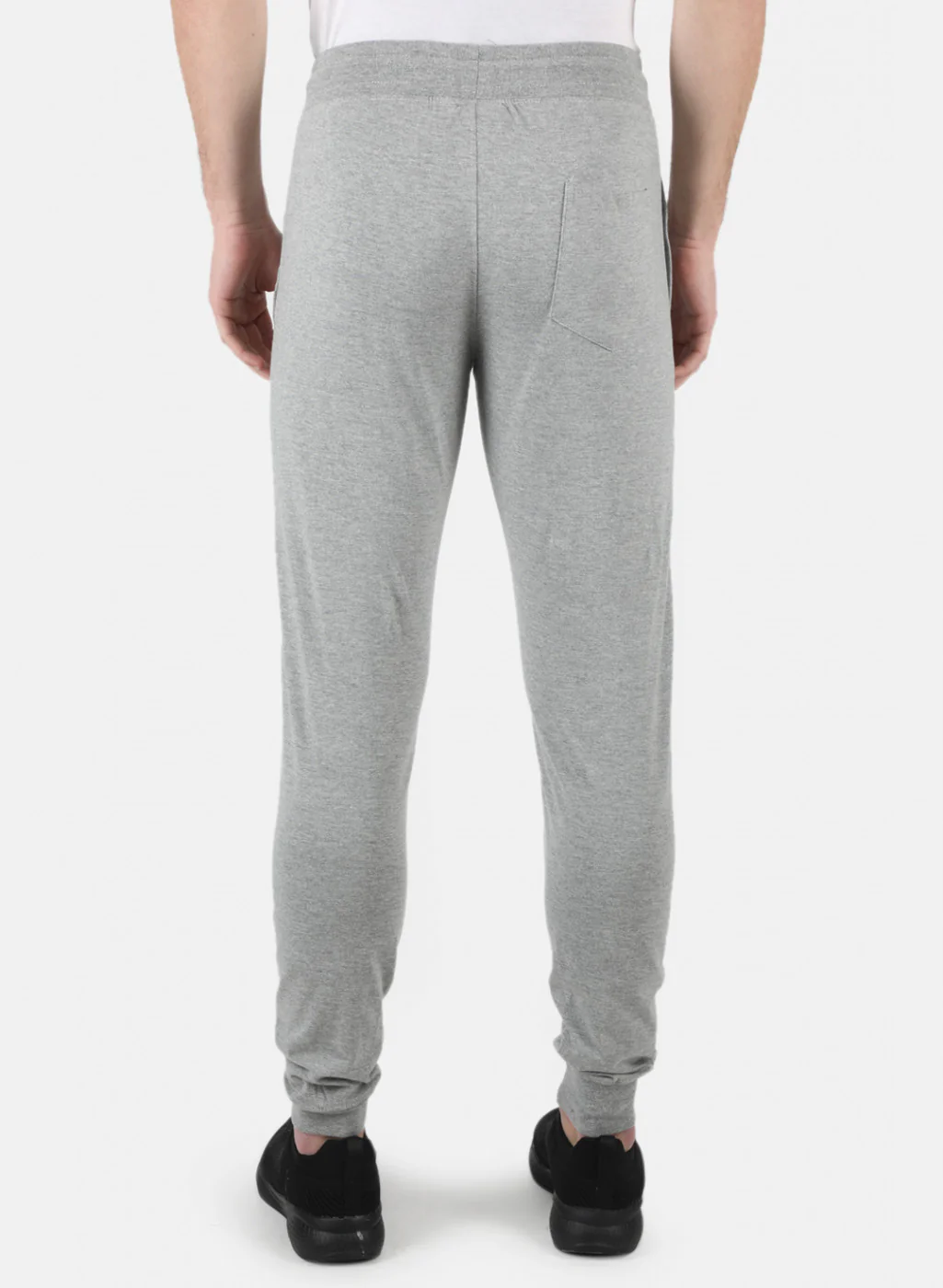 Men Grey Plain Lower - Image 2