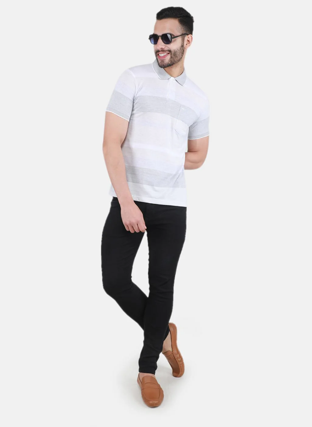 Men Grey Printed T-Shirt - Image 4