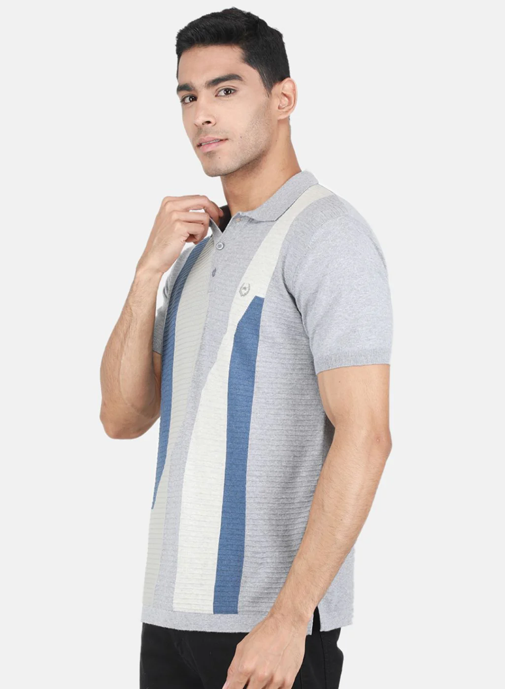 Men Grey Printed T-Shirt - Image 2