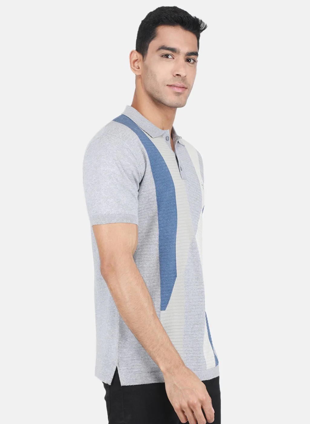 Men Grey Printed T-Shirt - Image 6