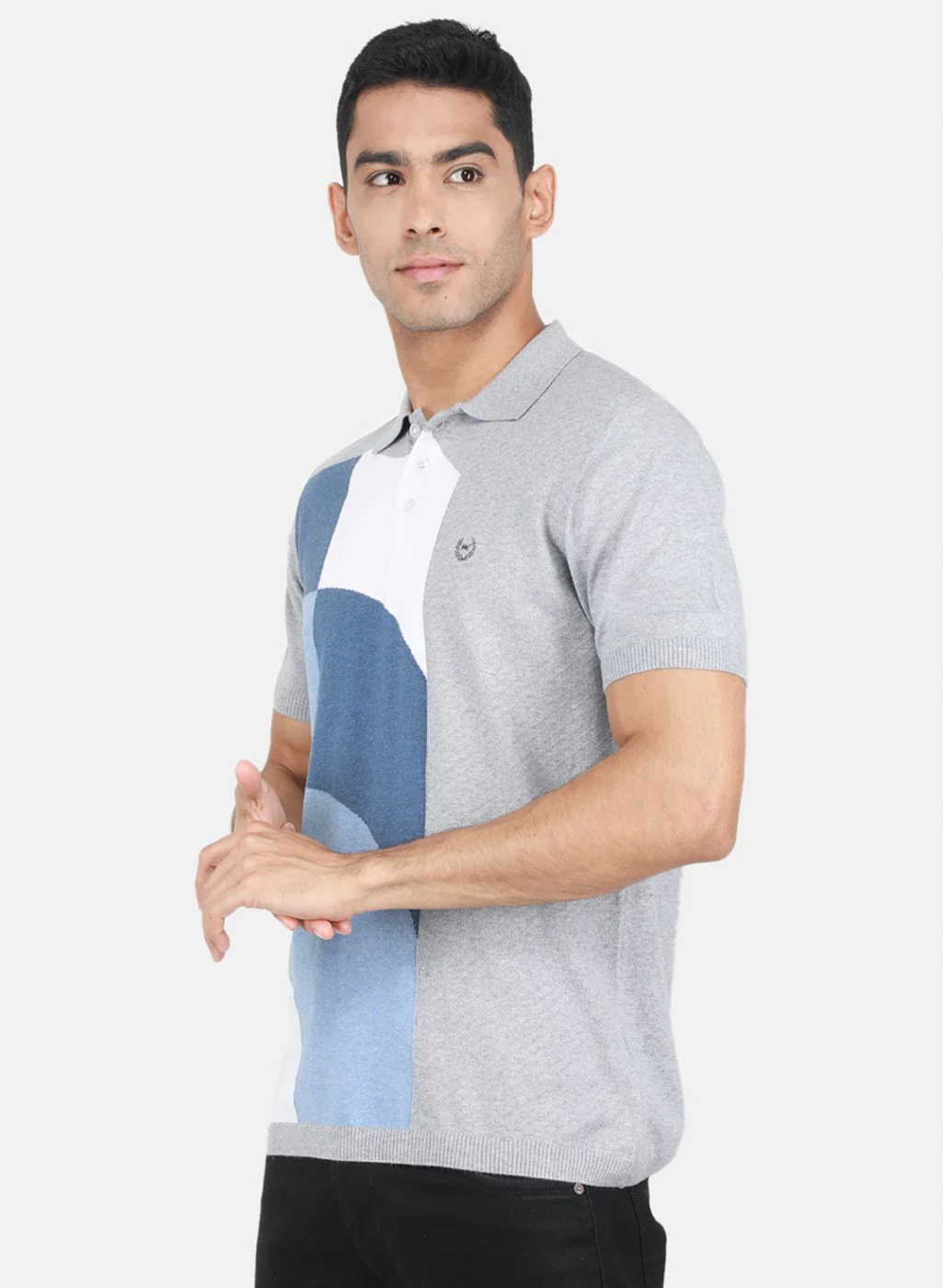 Men Grey Printed T-Shirt - Image 2