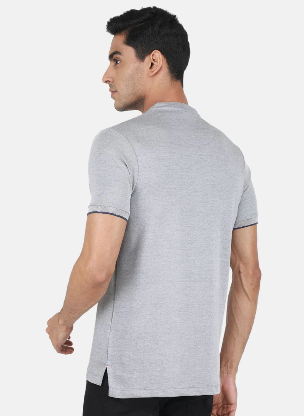 Men Grey Printed T-Shirt - Image 3
