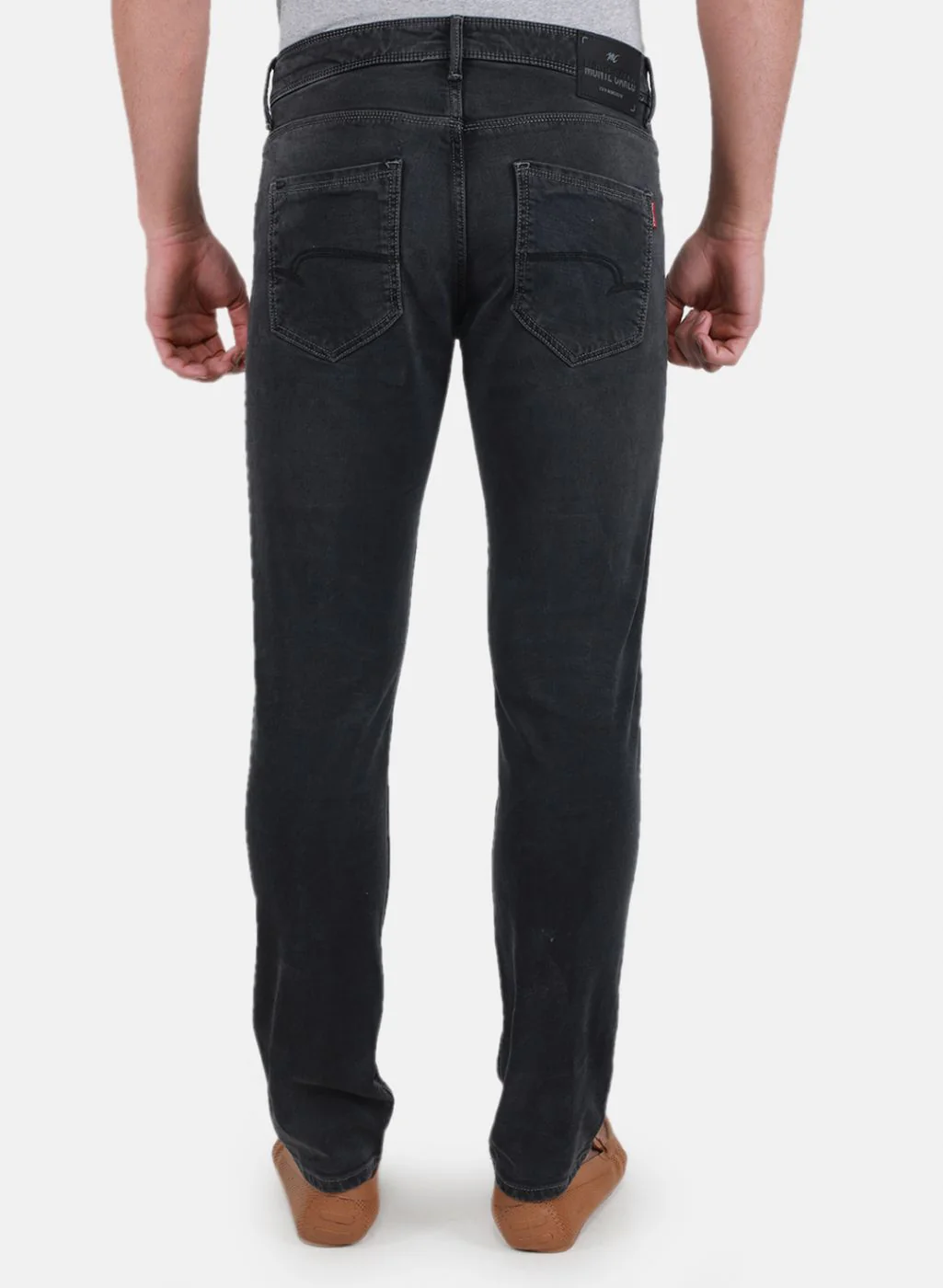 Men Grey Regular Fit Denim - Image 3