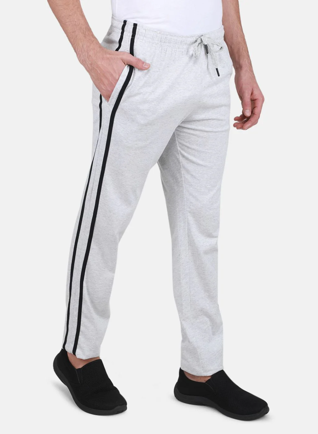 Men Grey Regular Fit Lower - Image 6