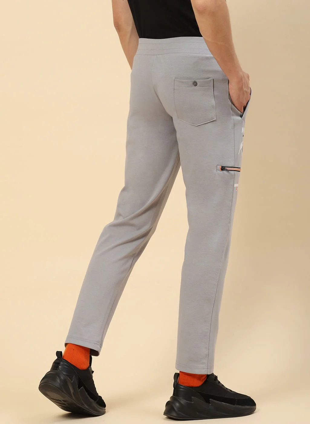 Men Grey Regular Fit Lower - Image 5