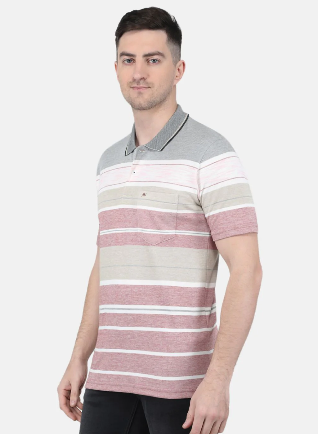 Men Maroon Printed T-Shirt - Image 2