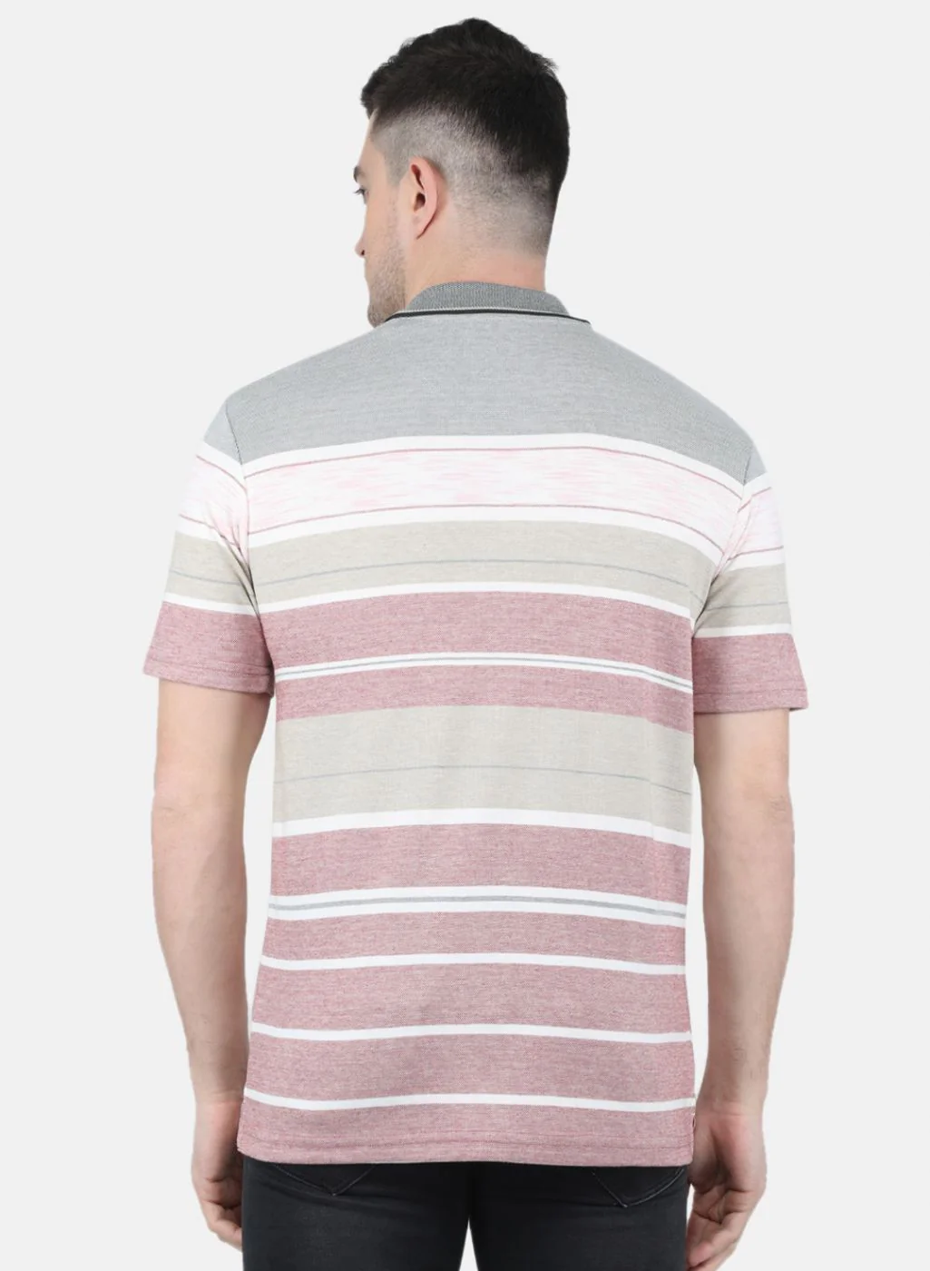 Men Maroon Printed T-Shirt - Image 3