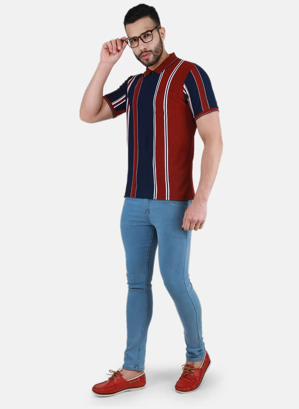 Men Maroon Printed T-Shirt - Image 4