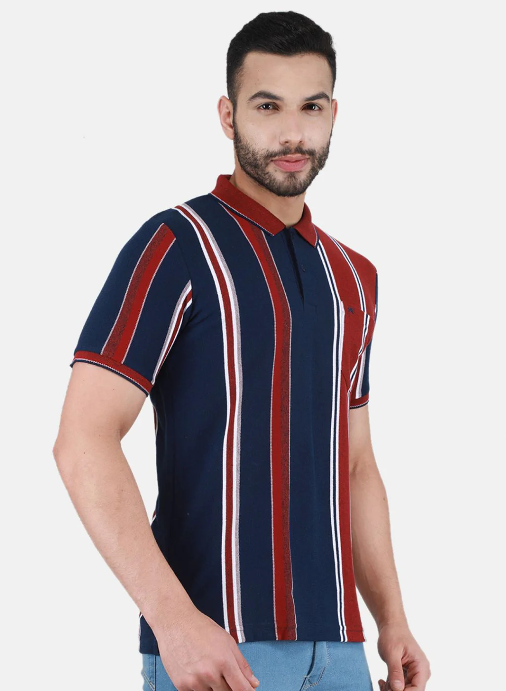 Men Maroon Printed T-Shirt - Image 6