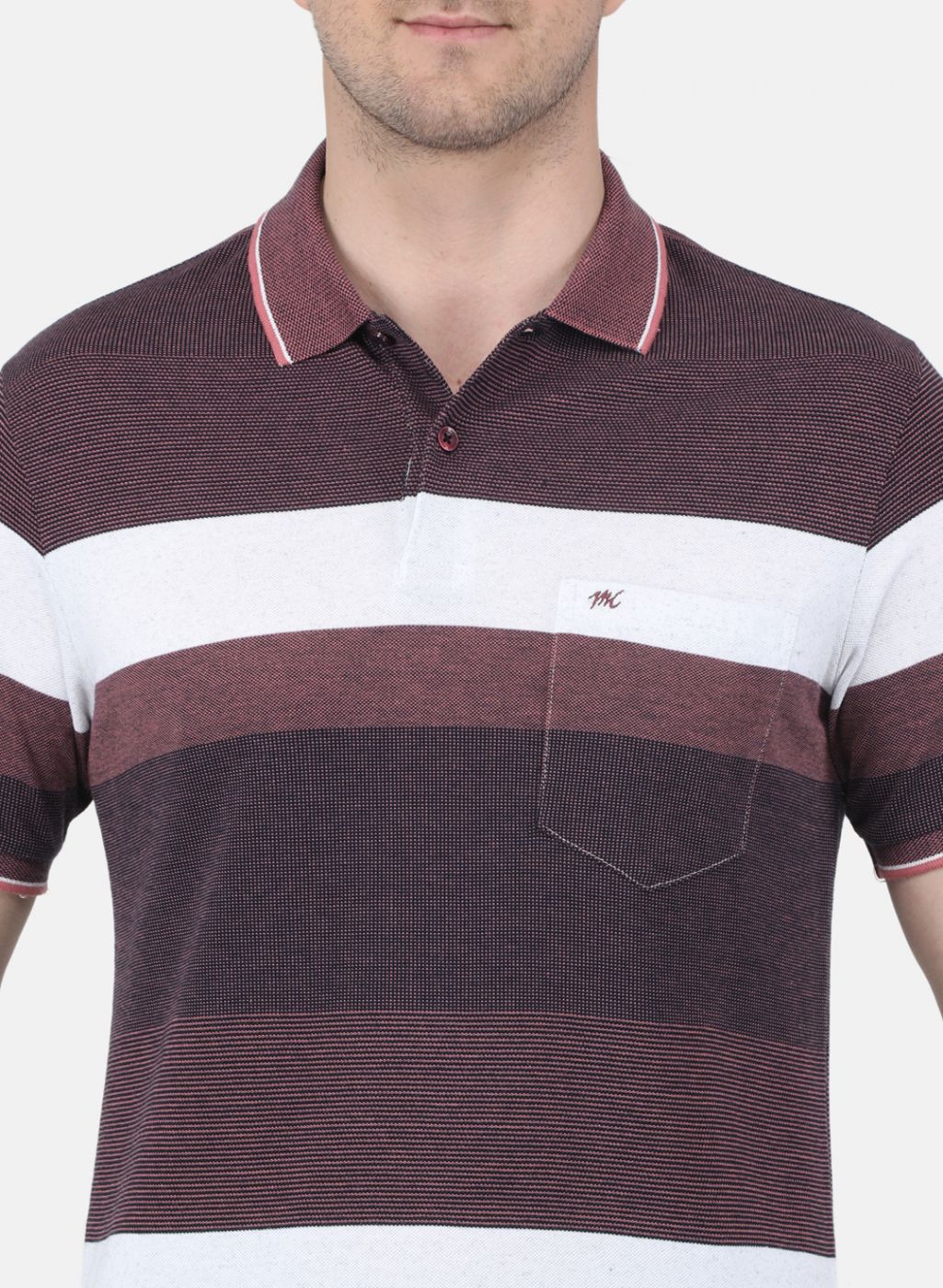 Men Maroon Printed T-Shirt - Image 5