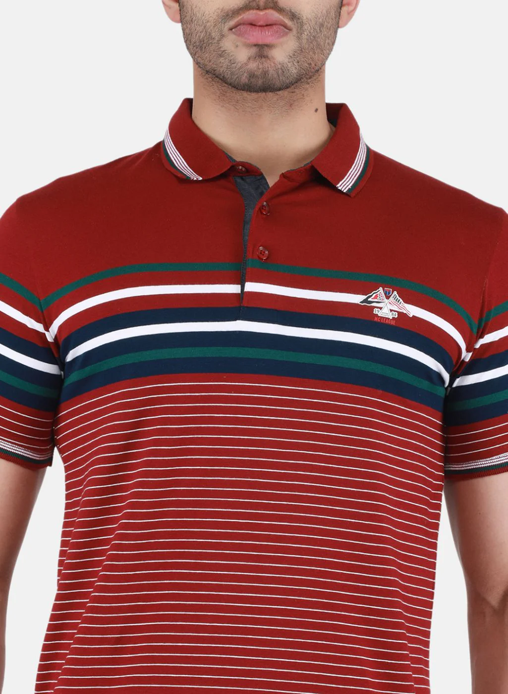Men Maroon Printed T-Shirt - Image 5