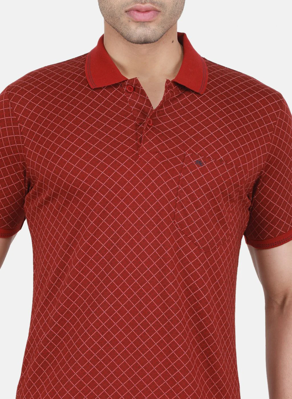 Men Maroon Printed T-Shirt - Image 5