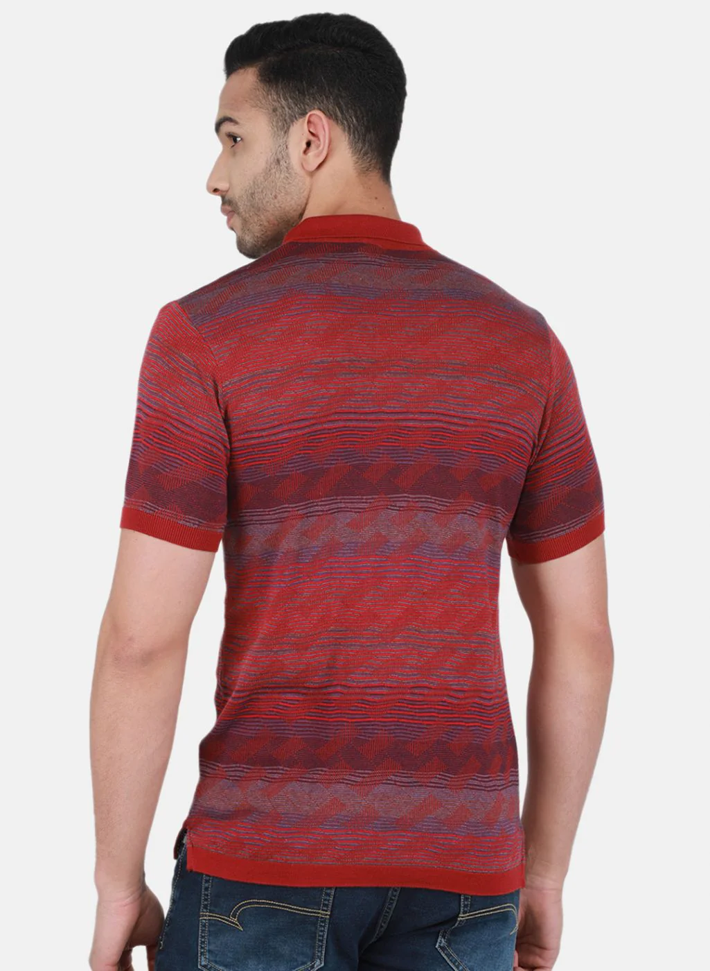 Men Multi Color Solid T-Shirt - Image 3