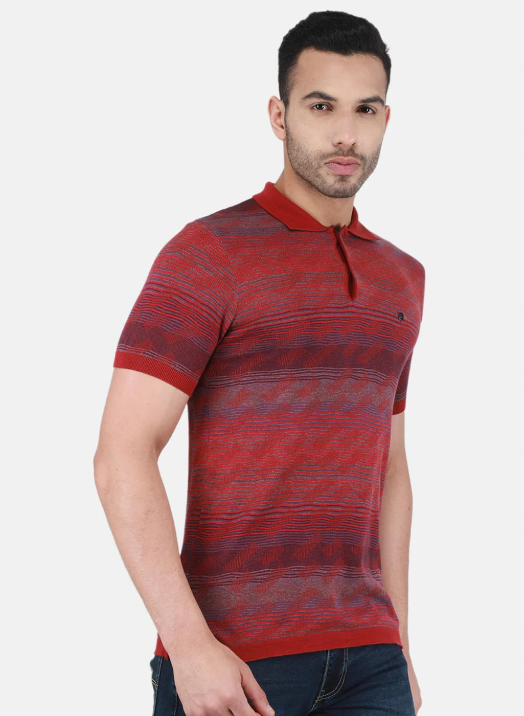 Men Multi Color Solid T-Shirt - Image 6
