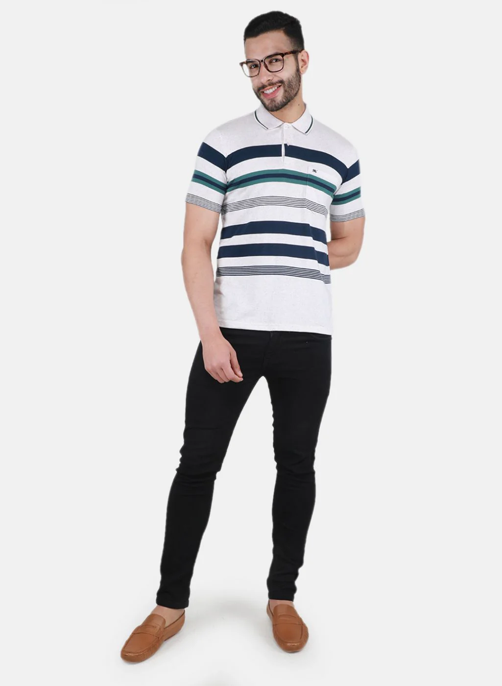 Men Multicolor Printed T-Shirt - Image 4