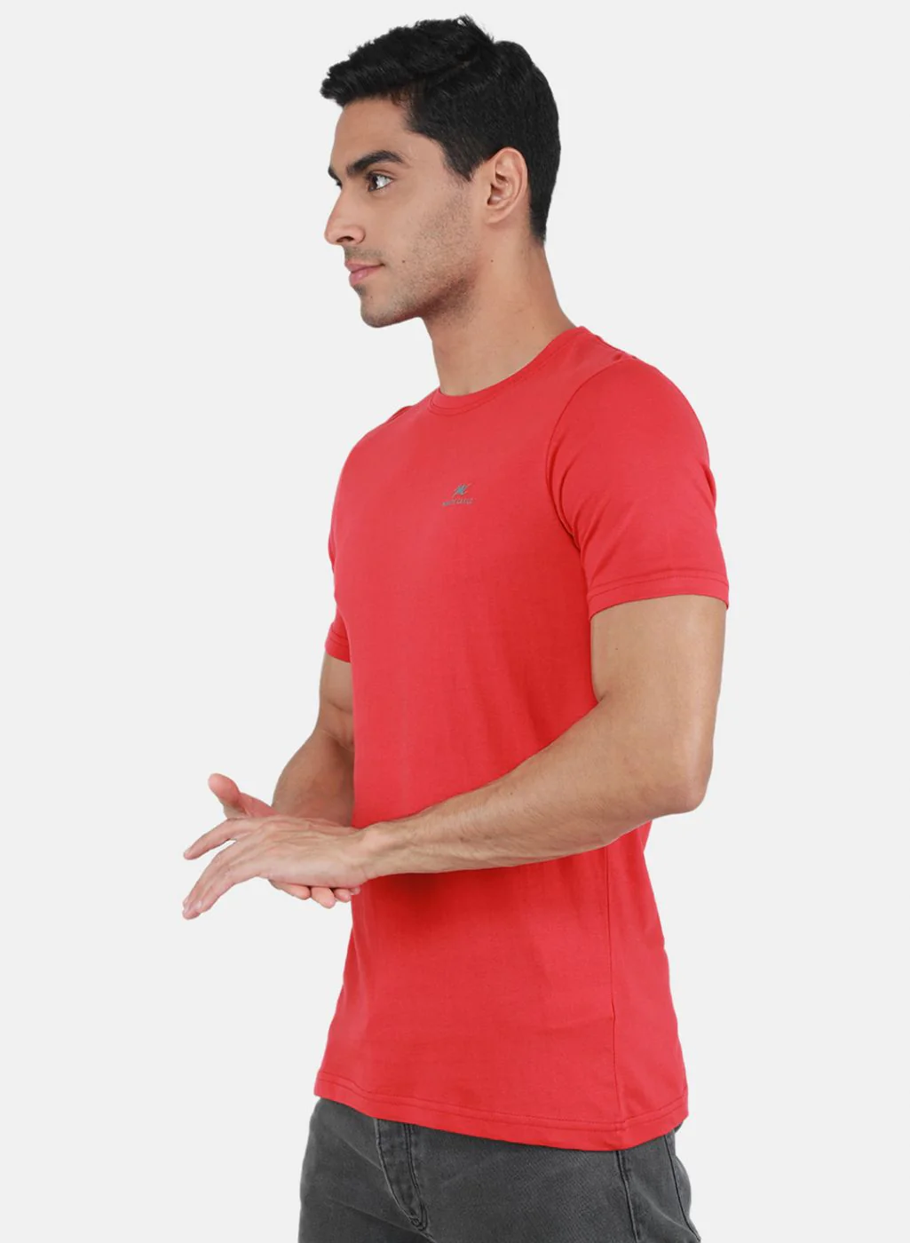 Men Multicolor Solid T-Shirt - Image 3