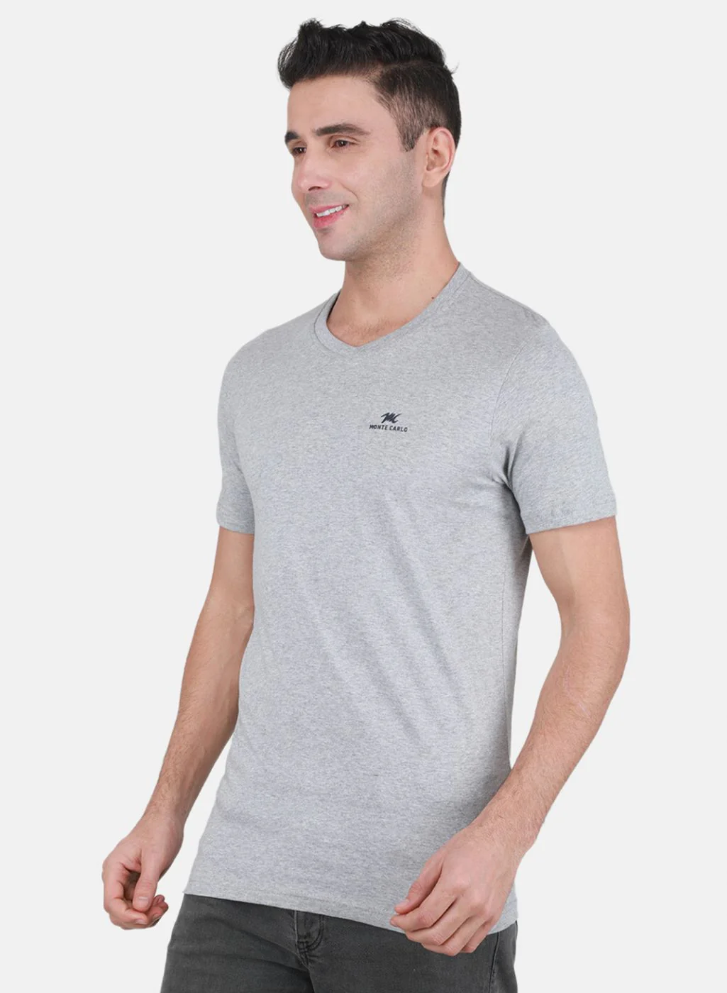 Men Multicolor Solid T-Shirt - Image 3