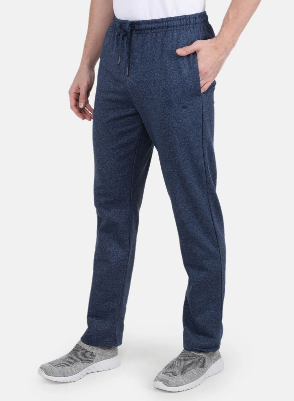 Men NAvy Blue Regular Fit Winter Lower - Image 2