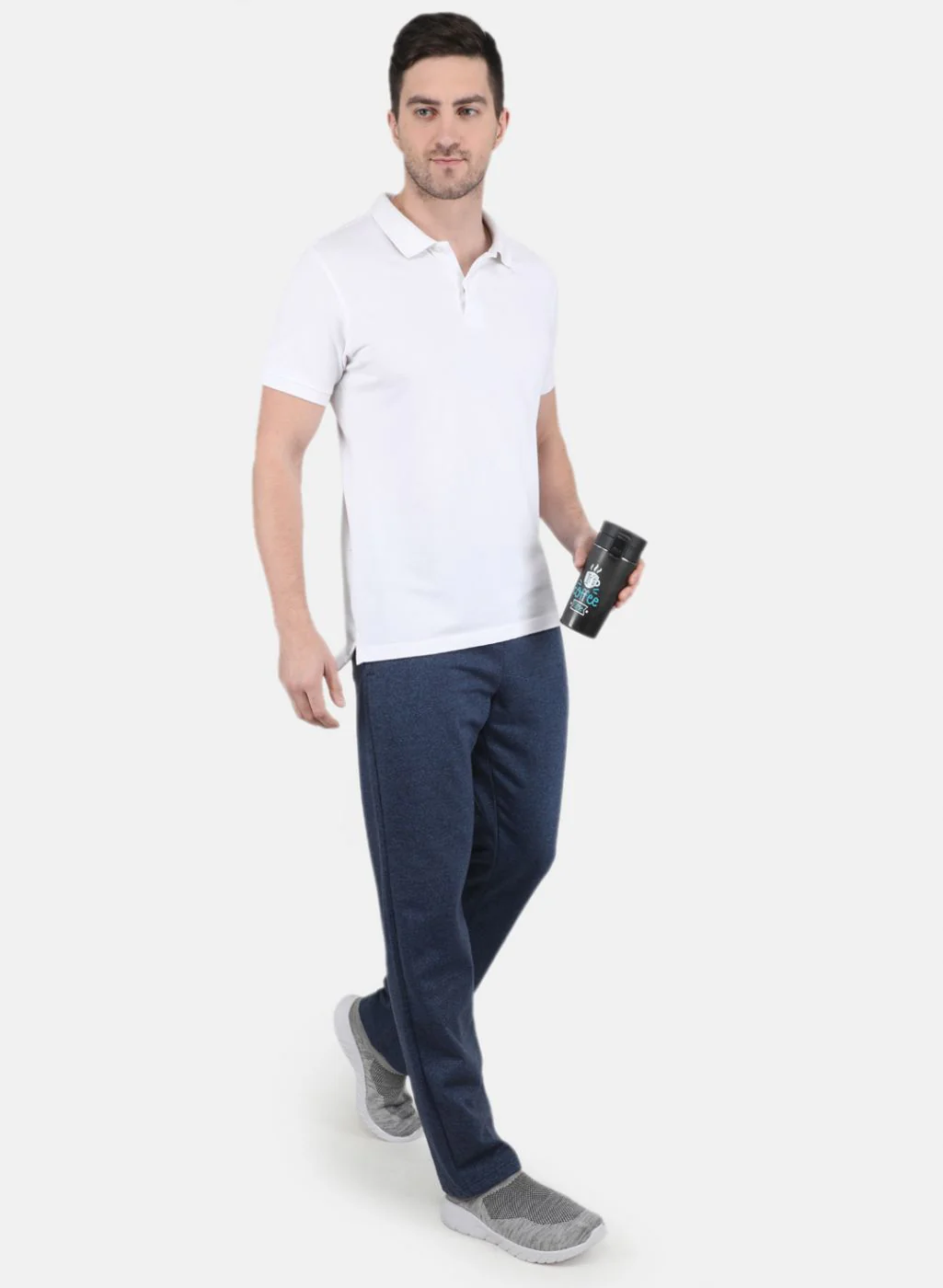 Men NAvy Blue Regular Fit Winter Lower - Image 4