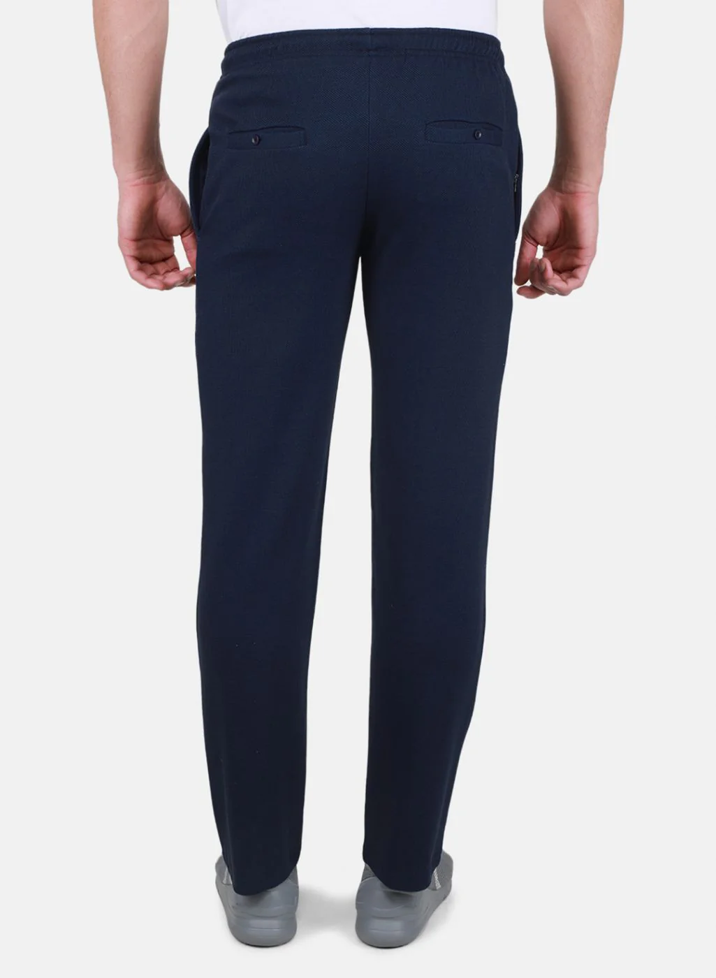 Men NAvy Blue Regular Fit Lower - Image 3