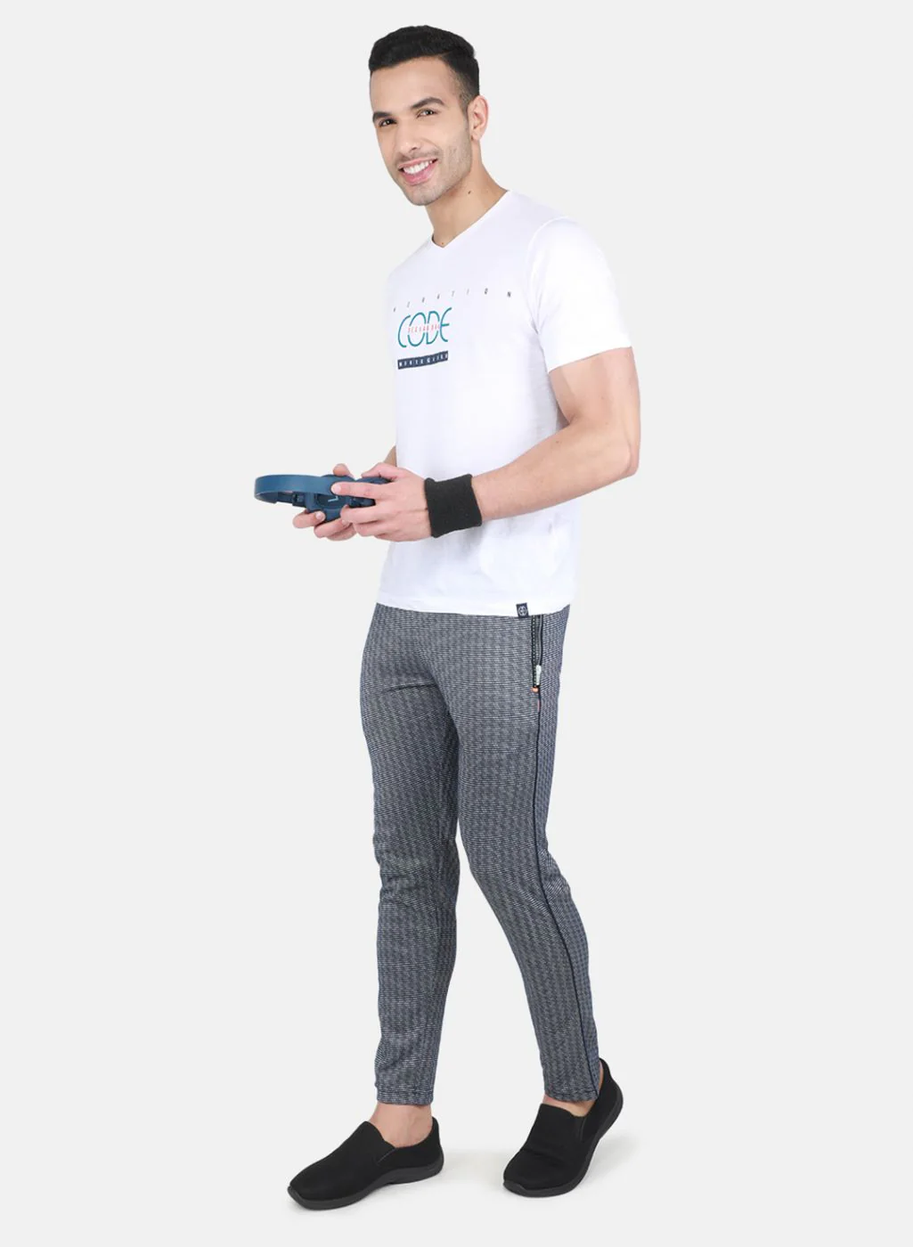 Men NAvy Blue Regular Fit Lower - Image 4