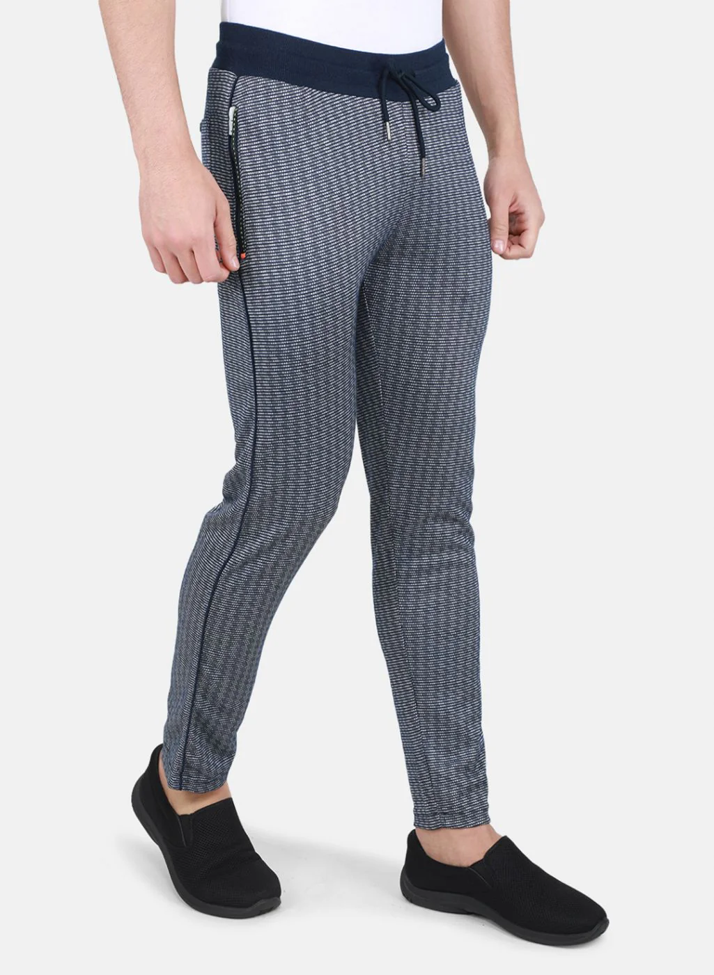 Men NAvy Blue Regular Fit Lower - Image 6