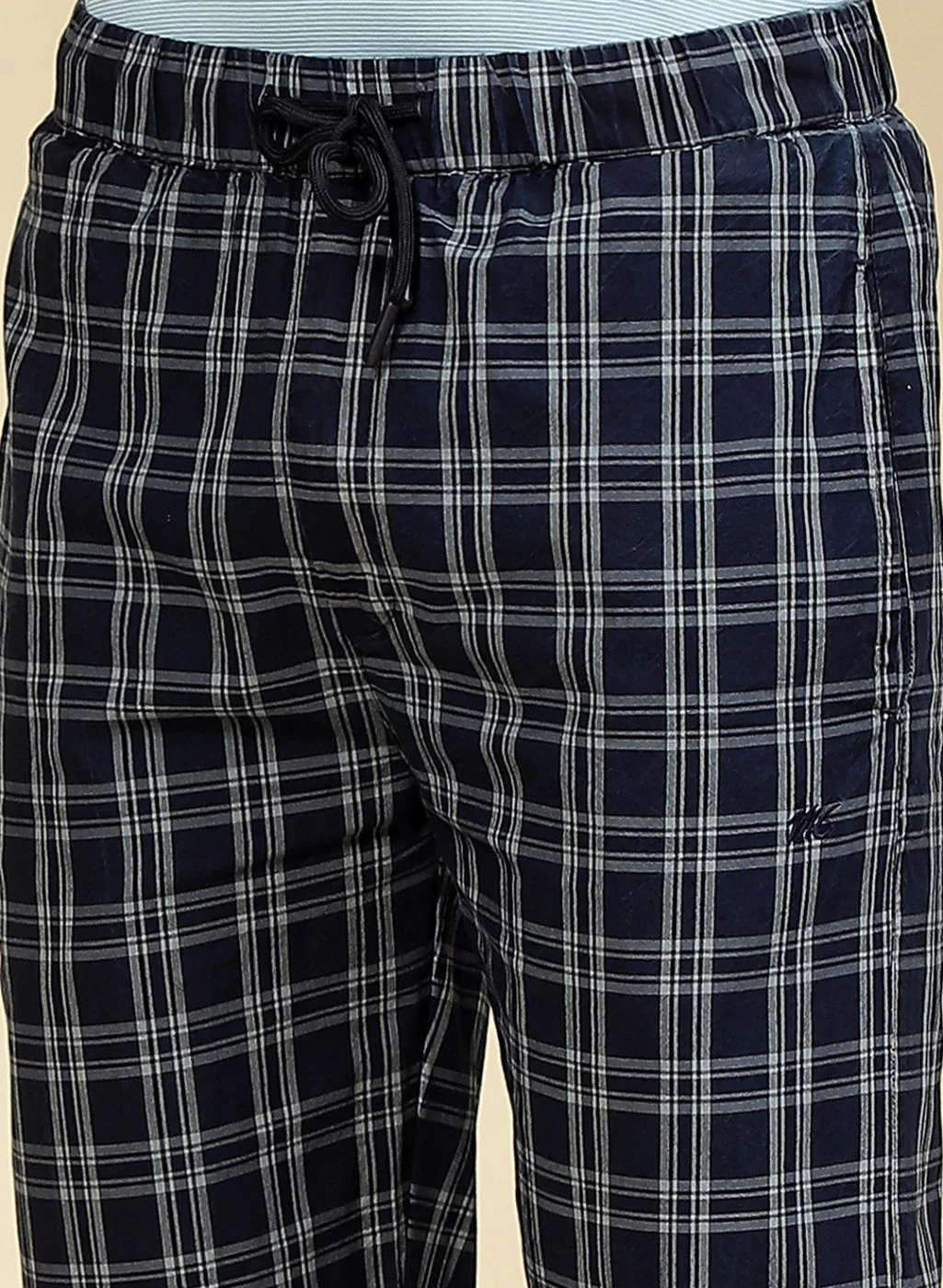 Men NAvy Blue Regular Fit Lower - Image 6
