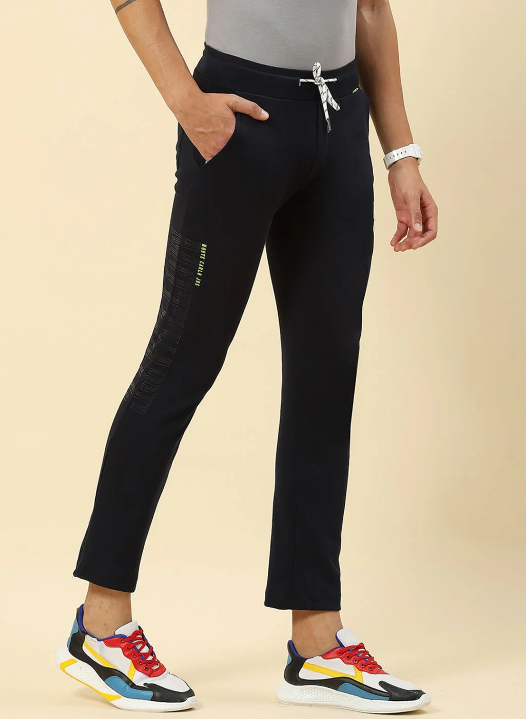 Men NAvy Blue Regular Fit Lower - Image 4