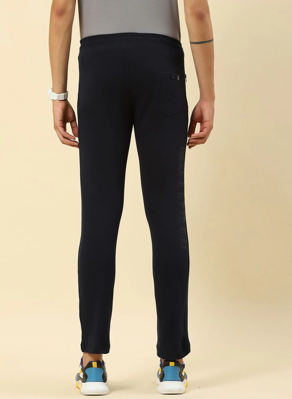 Men NAvy Blue Regular Fit Lower - Image 5