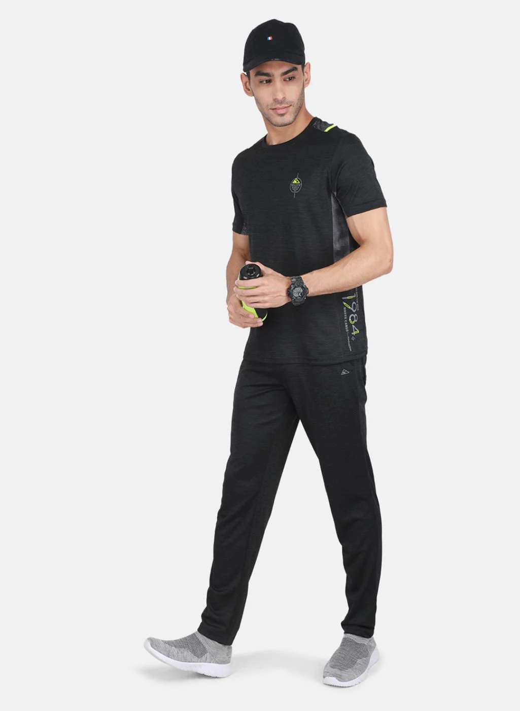 Men NAvy Blue Solid Lower Set - Image 4