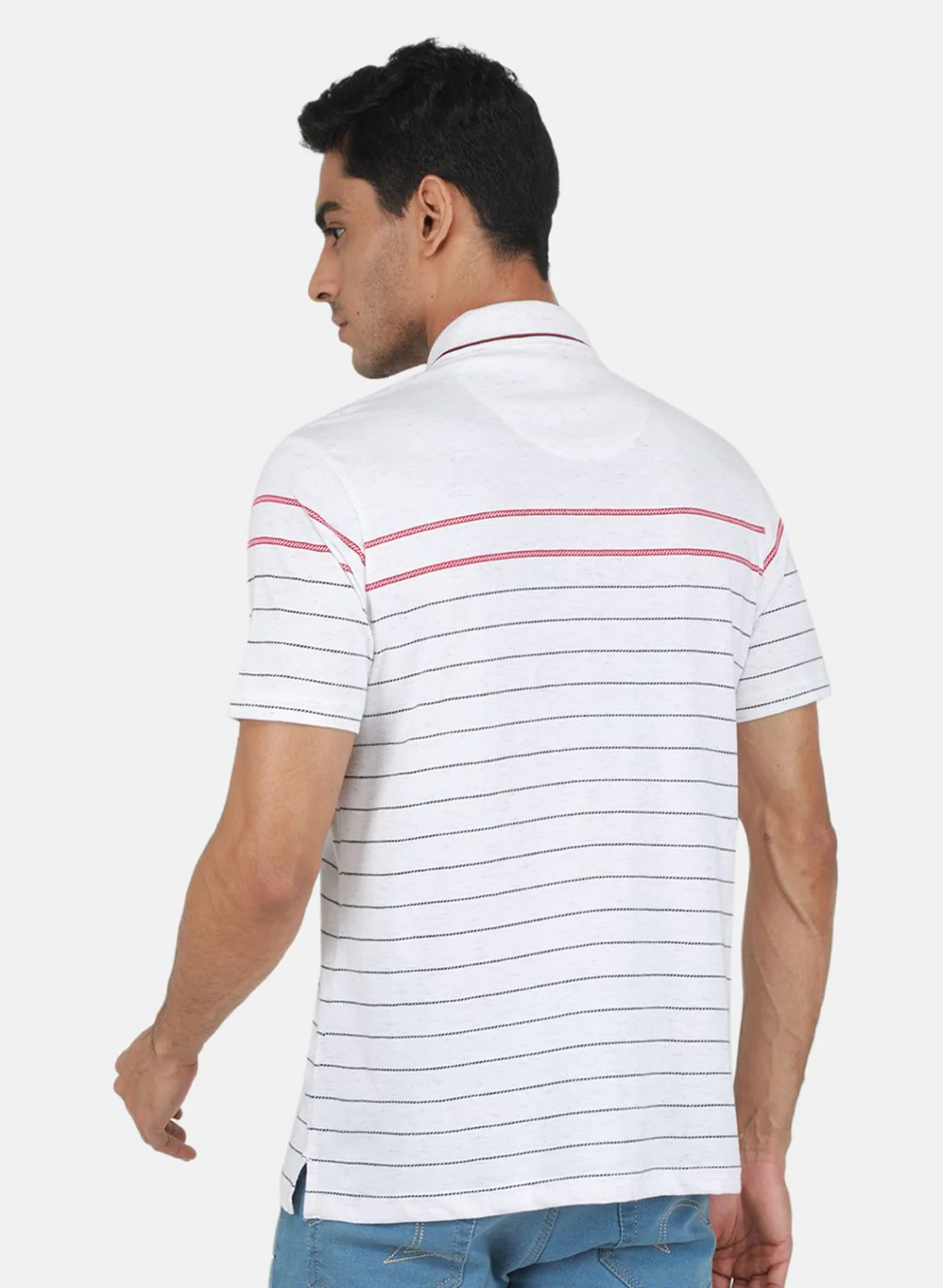 Men Off White Printed T-Shirt - Image 3