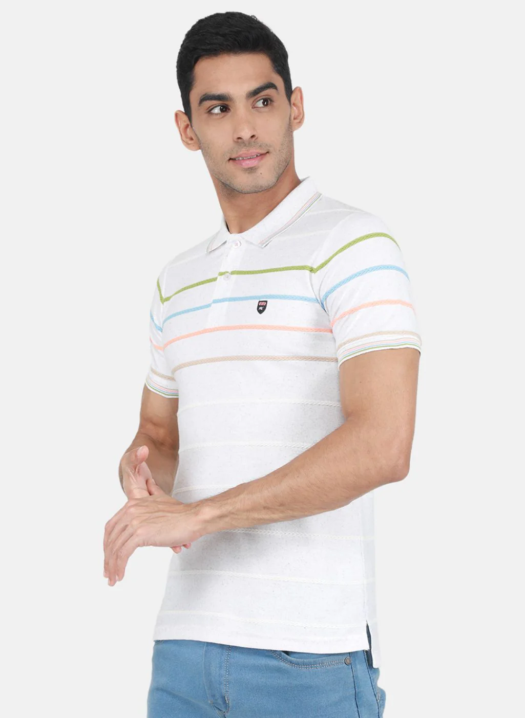 Men Off White Printed T-Shirt - Image 2