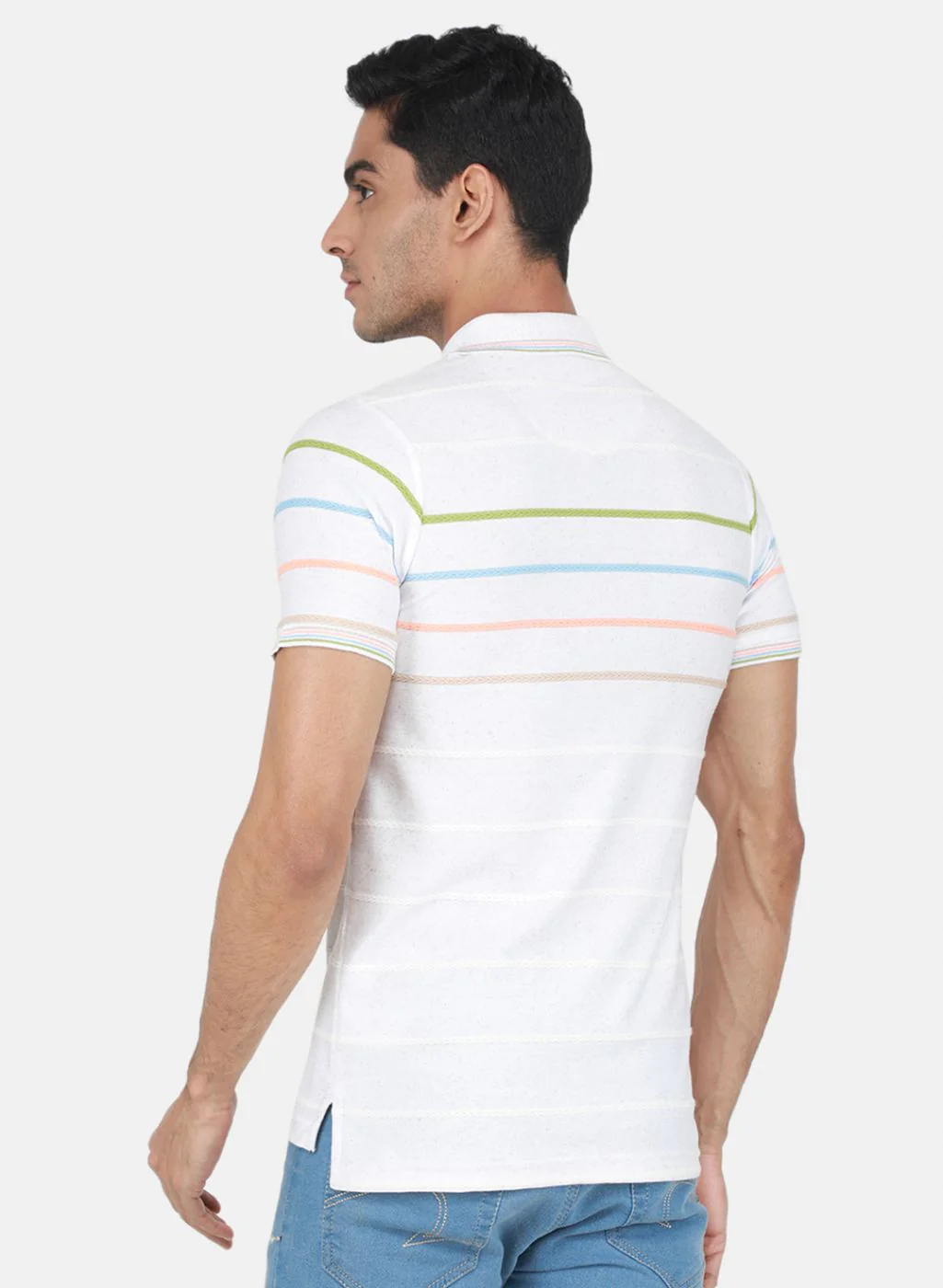 Men Off White Printed T-Shirt - Image 3