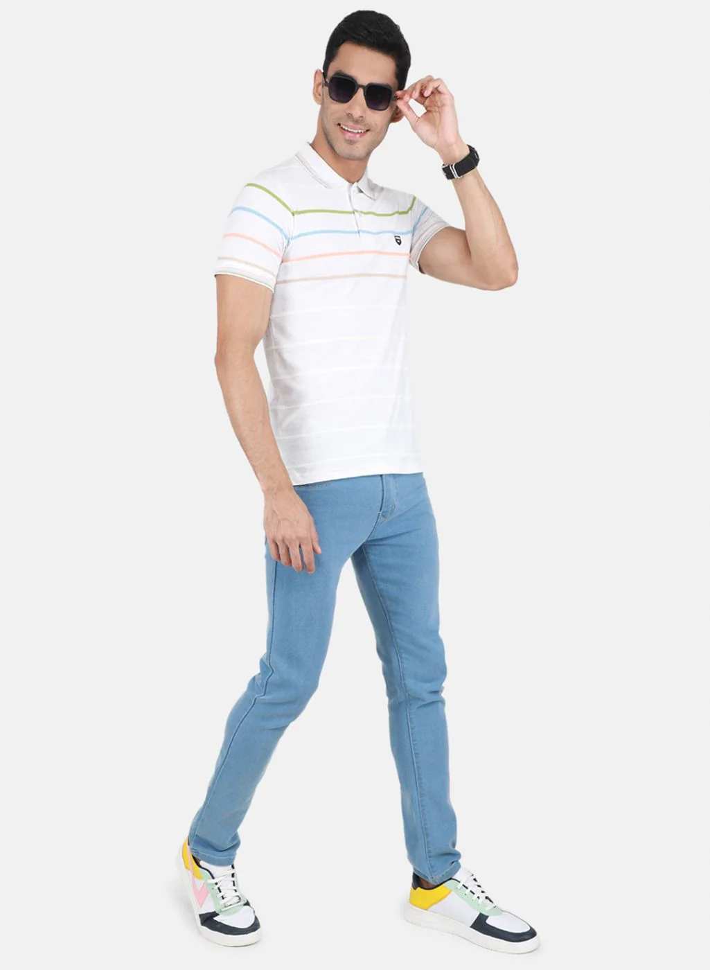 Men Off White Printed T-Shirt - Image 4