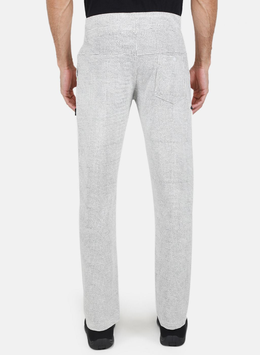 Men Off White Regular Fit Lower - Image 3