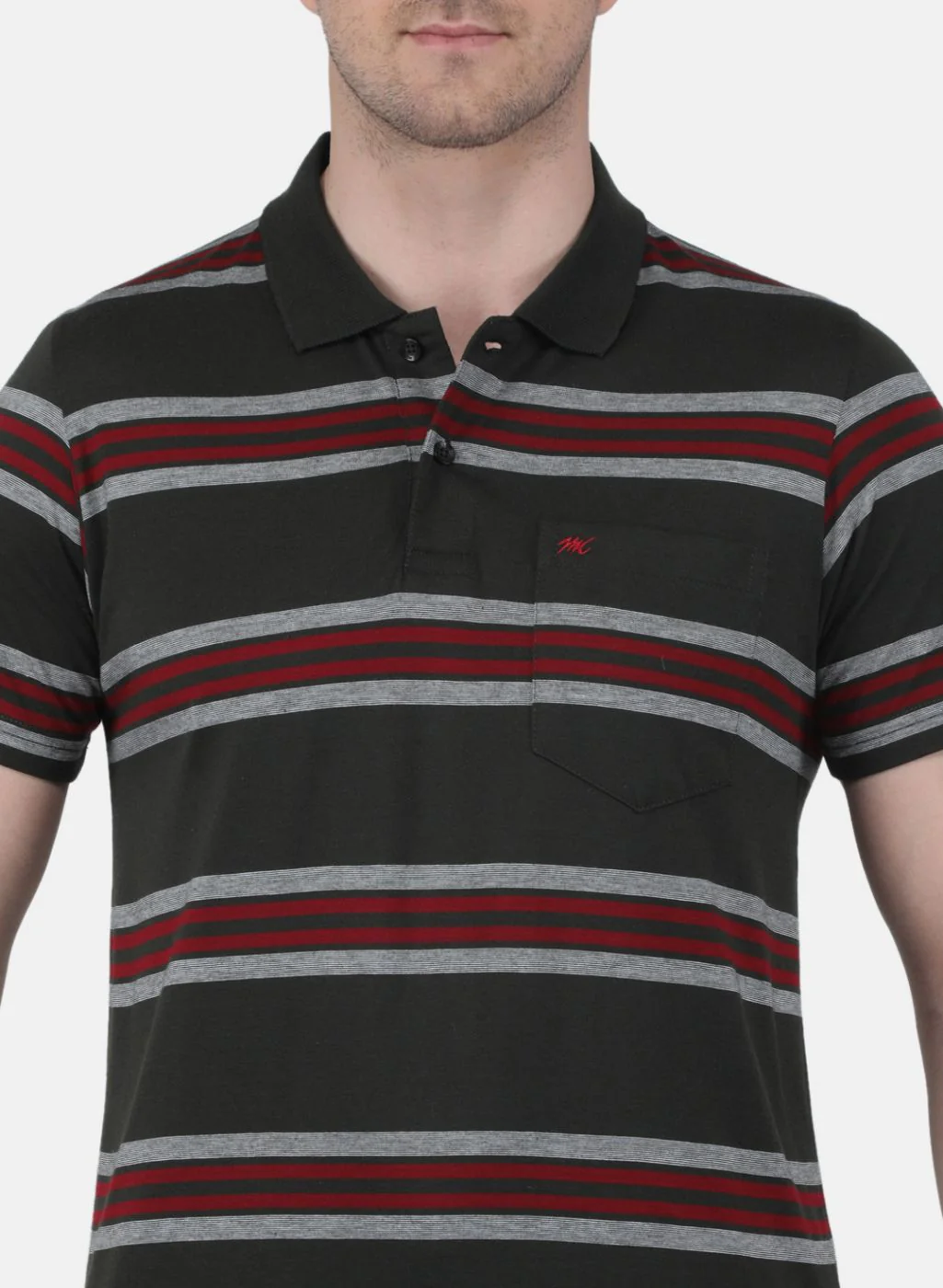 Men Olive Printed T-Shirt - Image 5
