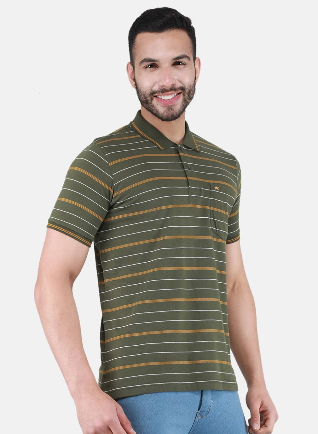 Men Olive Printed T-Shirt - Image 6