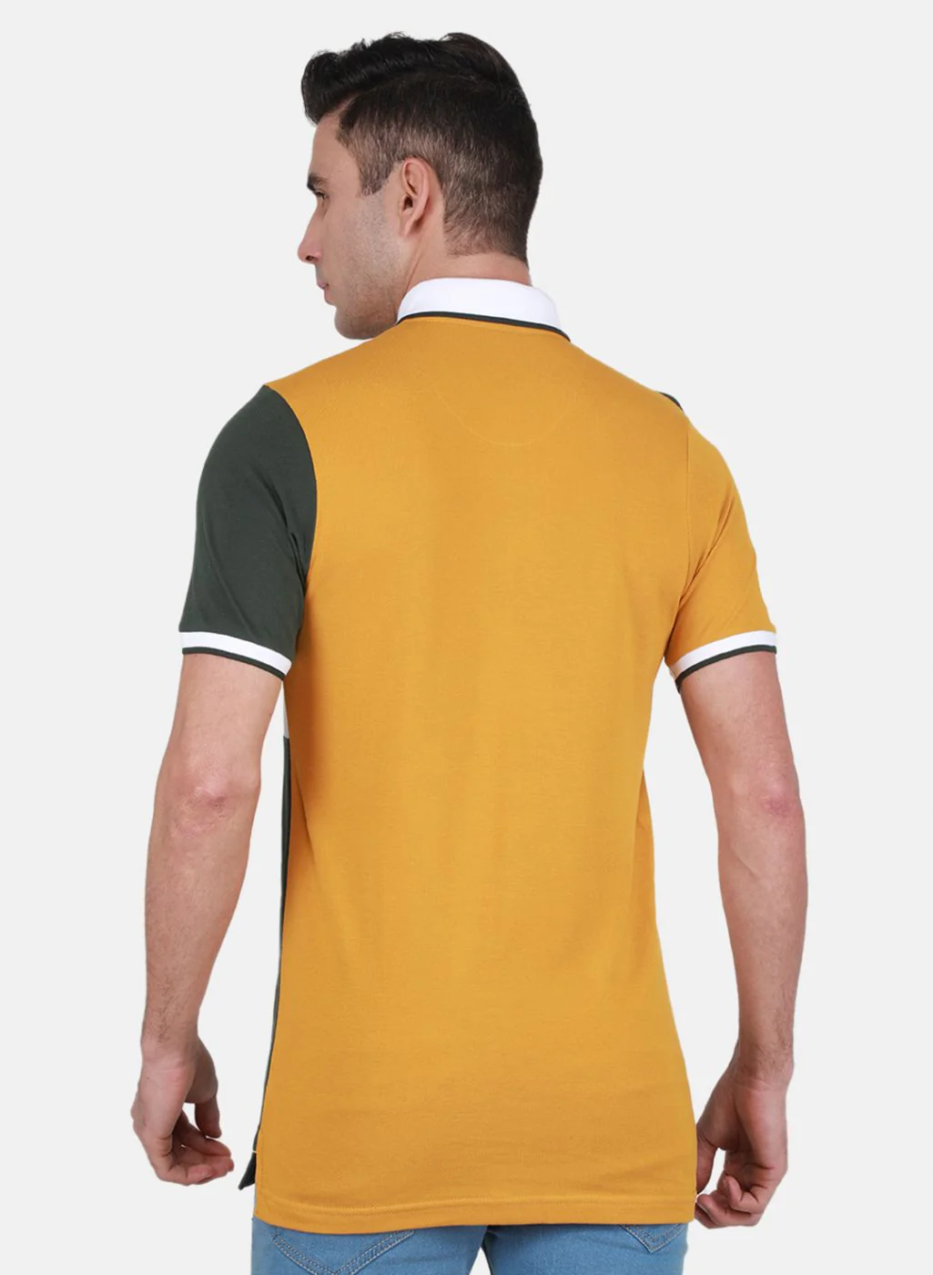 Men Olive Printed T-Shirt - Image 3
