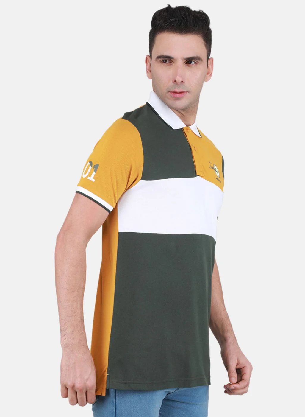 Men Olive Printed T-Shirt - Image 6