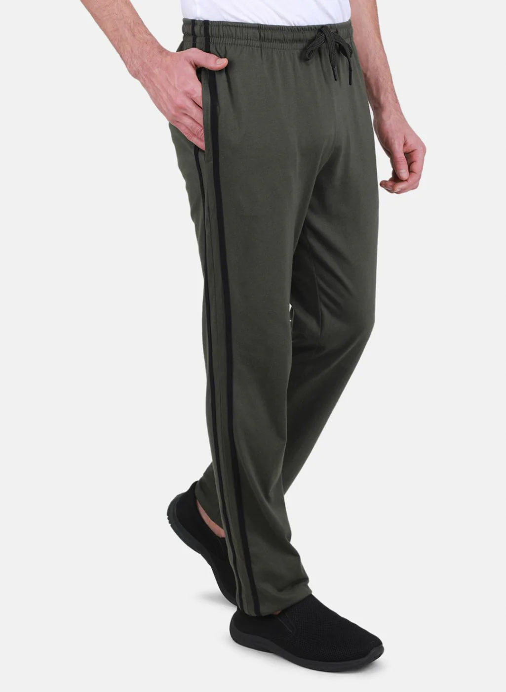 Men Olive Regular Fit Lower - Image 6